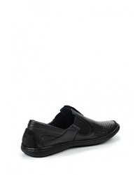 Мужские черные кожаные лоферы от Giatoma Niccoli