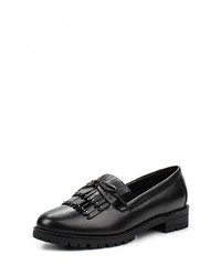 Женские черные кожаные лоферы от Gioseppo