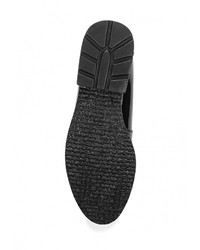 Женские черные кожаные лоферы от Guapissima