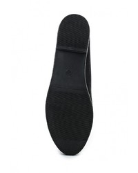 Женские черные кожаные лоферы от Guapissima