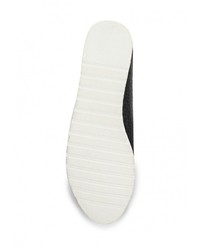 Женские черные кожаные лоферы от Guapissima