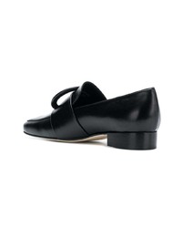 Женские черные кожаные лоферы от Dorateymur