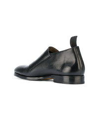 Мужские черные кожаные лоферы от Measponte