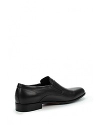 Мужские черные кожаные лоферы от iD! Collection