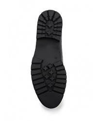 Женские черные кожаные лоферы от Inario