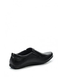 Мужские черные кожаные лоферы от Instreet