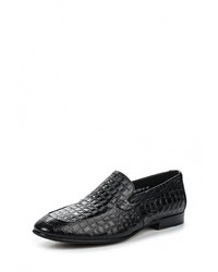 Мужские черные кожаные лоферы от Just Couture