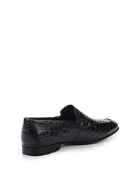 Мужские черные кожаные лоферы от Just Couture