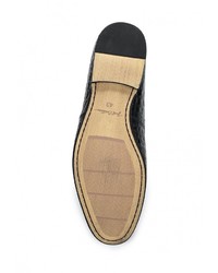 Мужские черные кожаные лоферы от Just Couture