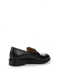 Женские черные кожаные лоферы от Keryful