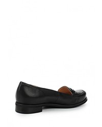 Женские черные кожаные лоферы от Keryful