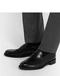 Мужские черные кожаные лоферы от Paul Smith