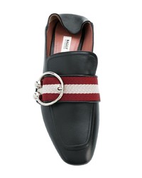 Женские черные кожаные лоферы от Bally