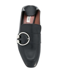 Женские черные кожаные лоферы от Bally