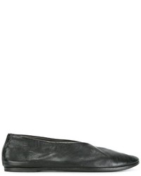 Женские черные кожаные лоферы от Marsèll
