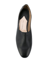 Женские черные кожаные лоферы от Paul Andrew