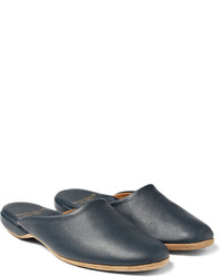 Мужские черные кожаные лоферы от Derek Rose