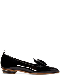 Женские черные кожаные лоферы от Nicholas Kirkwood