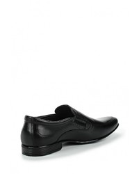 Мужские черные кожаные лоферы от Nine Lines