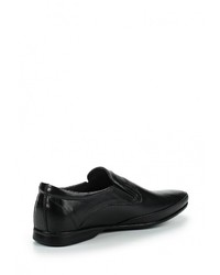 Мужские черные кожаные лоферы от Nine Lines