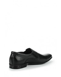 Мужские черные кожаные лоферы от Nine Lines