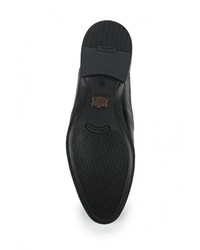 Мужские черные кожаные лоферы от Nine Lines