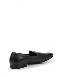 Мужские черные кожаные лоферы от Piranha