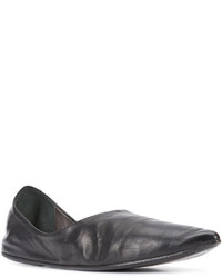 Женские черные кожаные лоферы от Marsèll