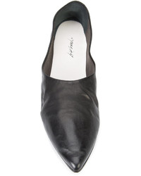 Женские черные кожаные лоферы от Marsèll