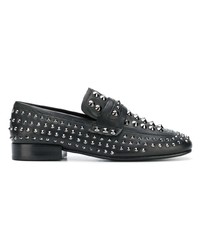 Женские черные кожаные лоферы от Ash