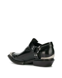 Мужские черные кожаные лоферы от Balenciaga