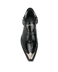 Мужские черные кожаные лоферы от Balenciaga