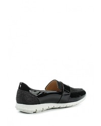 Женские черные кожаные лоферы от Sergio Todzi