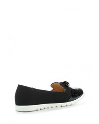 Женские черные кожаные лоферы от Sergio Todzi