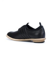 Мужские черные кожаные лоферы от Valas