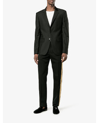 Мужские черные кожаные лоферы от Giuseppe Zanotti Design