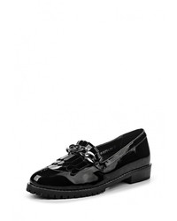 Женские черные кожаные лоферы от Springway