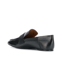 Женские черные кожаные лоферы от Joseph