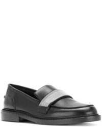 Женские черные кожаные лоферы от Steffen Schraut