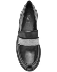 Женские черные кожаные лоферы от Steffen Schraut