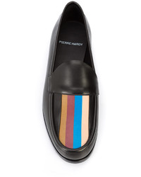 Женские черные кожаные лоферы от Pierre Hardy