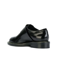 Женские черные кожаные лоферы от Marni