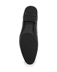 Мужские черные кожаные лоферы от Tesoro