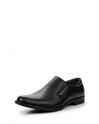 Мужские черные кожаные лоферы от Tesoro