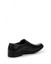 Мужские черные кожаные лоферы от Tesoro