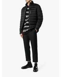 Мужские черные кожаные лоферы от Fendi