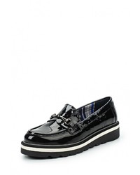 Женские черные кожаные лоферы от Tommy Hilfiger