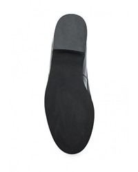 Женские черные кожаные лоферы от Tulipano