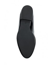 Женские черные кожаные лоферы от Tulipano