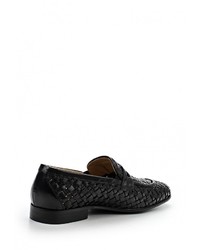 Мужские черные кожаные лоферы от Vitacci